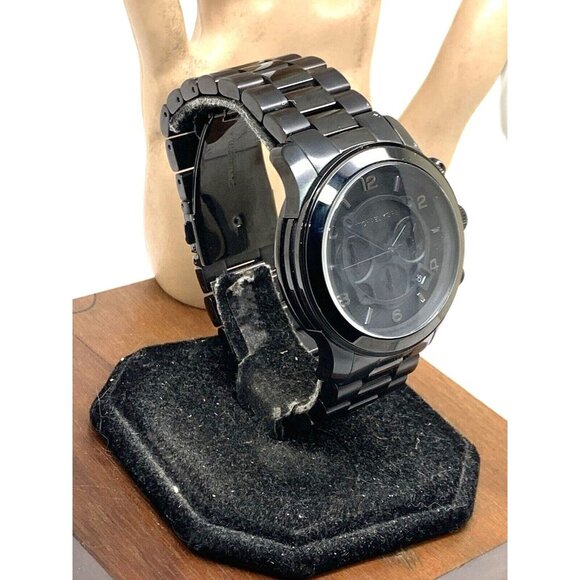 Michael Kors Men's Watch MK8157 Quartz Chronograph Black Dial Stainless Steel - Picture 13 of 13